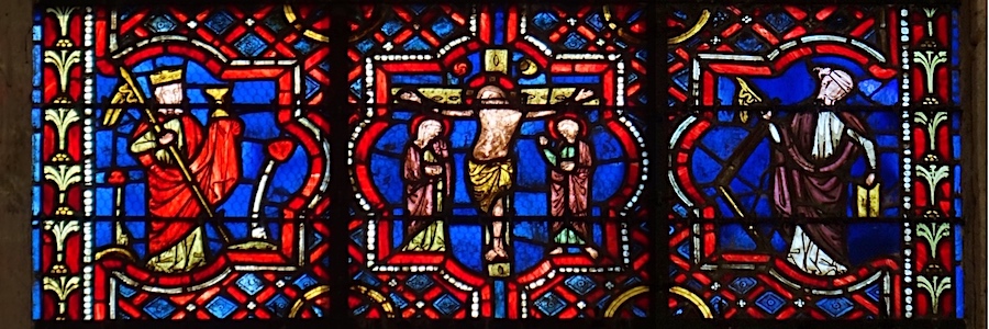 [7] la crucifixion, entre l'église et la synagogue