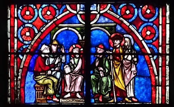 [5] Joseph et Marie retrouvent Jésus discutant avec les docteurs de l'église