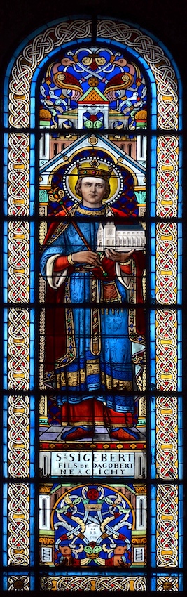 ST SIGEBERT FILS DE DAGOBERT NÉ À CLICHY