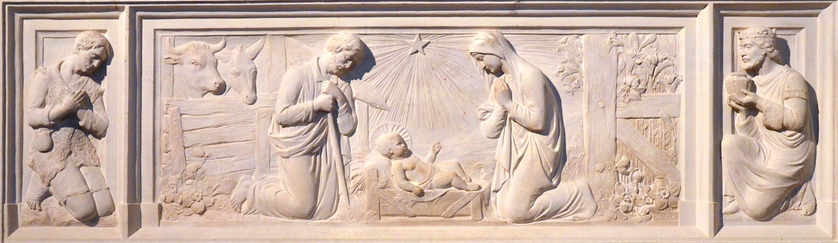 L'adoration des bergers - Chapelle Sainte Thérèse - Paris (16)