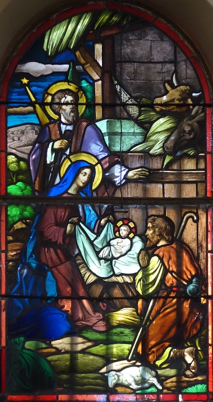 L'adoration des bergers - Eglise  Notre Dame - Champagne s/Seine 77