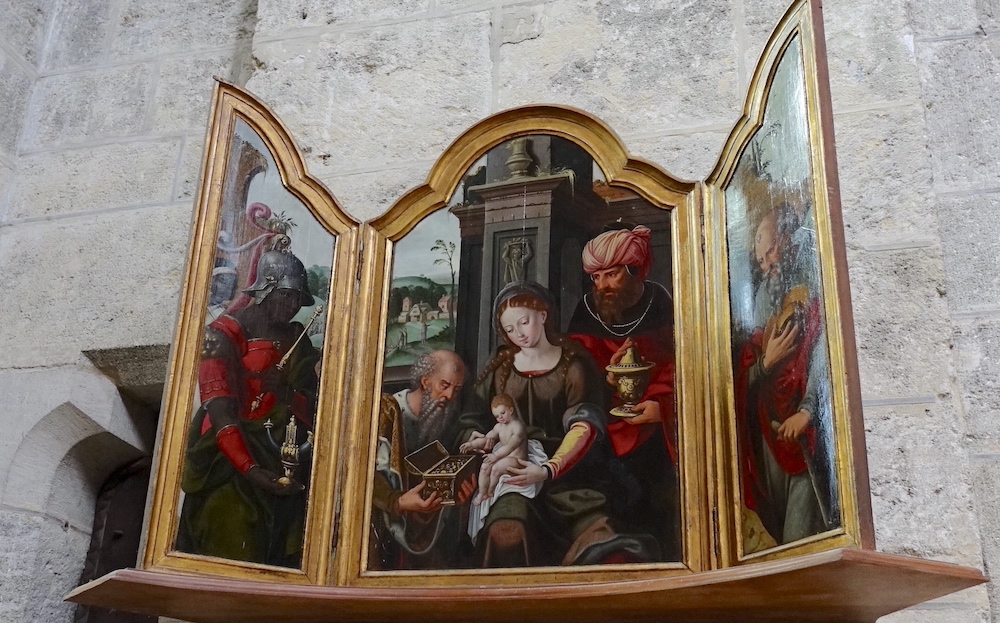 L'adoration des mages : attribué à Pieter I Cock d'Alost (1502-1550)<br> Collégiale Notre-Dame en Vaux - Châlons-en-Champagne 51