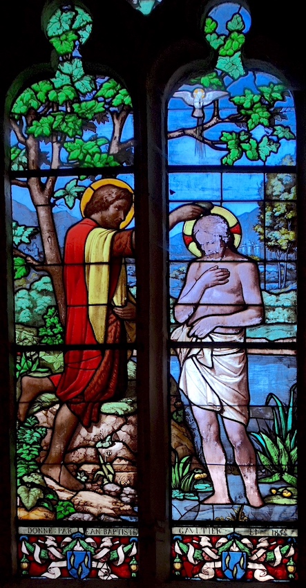 Baptême du Christ - Eglise St Jean-Baptiste - Bourganeuf 23