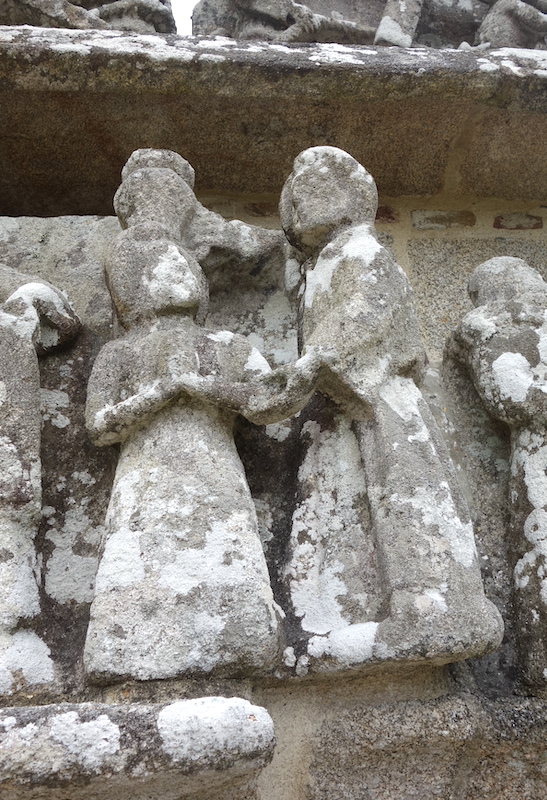 Baptême du Christ - Calvaire de Tronoën  - St Jean Trolimon 29