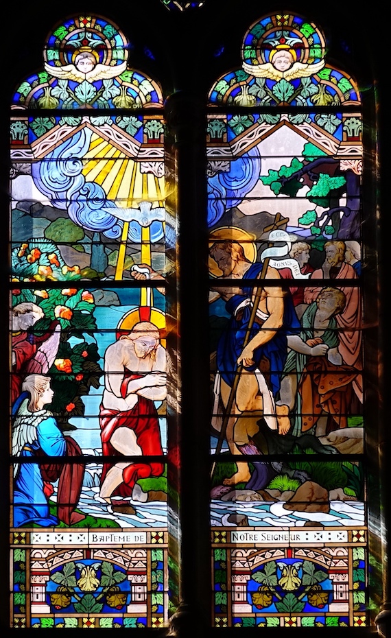 Baptême du Christ - Eglise St Vaast - Béthunes 62