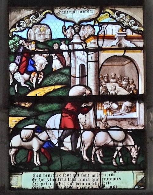 [2] Bienheureux celui qui vit en pauvreté, tant de dire que de fait et parole. Les patriarches ont vécu en telle sorte Comme Joseph ...<br>Eglise Saint Nicolas - Troyes 10