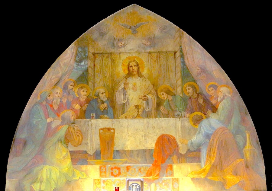 La cène - Eglise du cœur Eucharistique de Jésus - Paris (20)