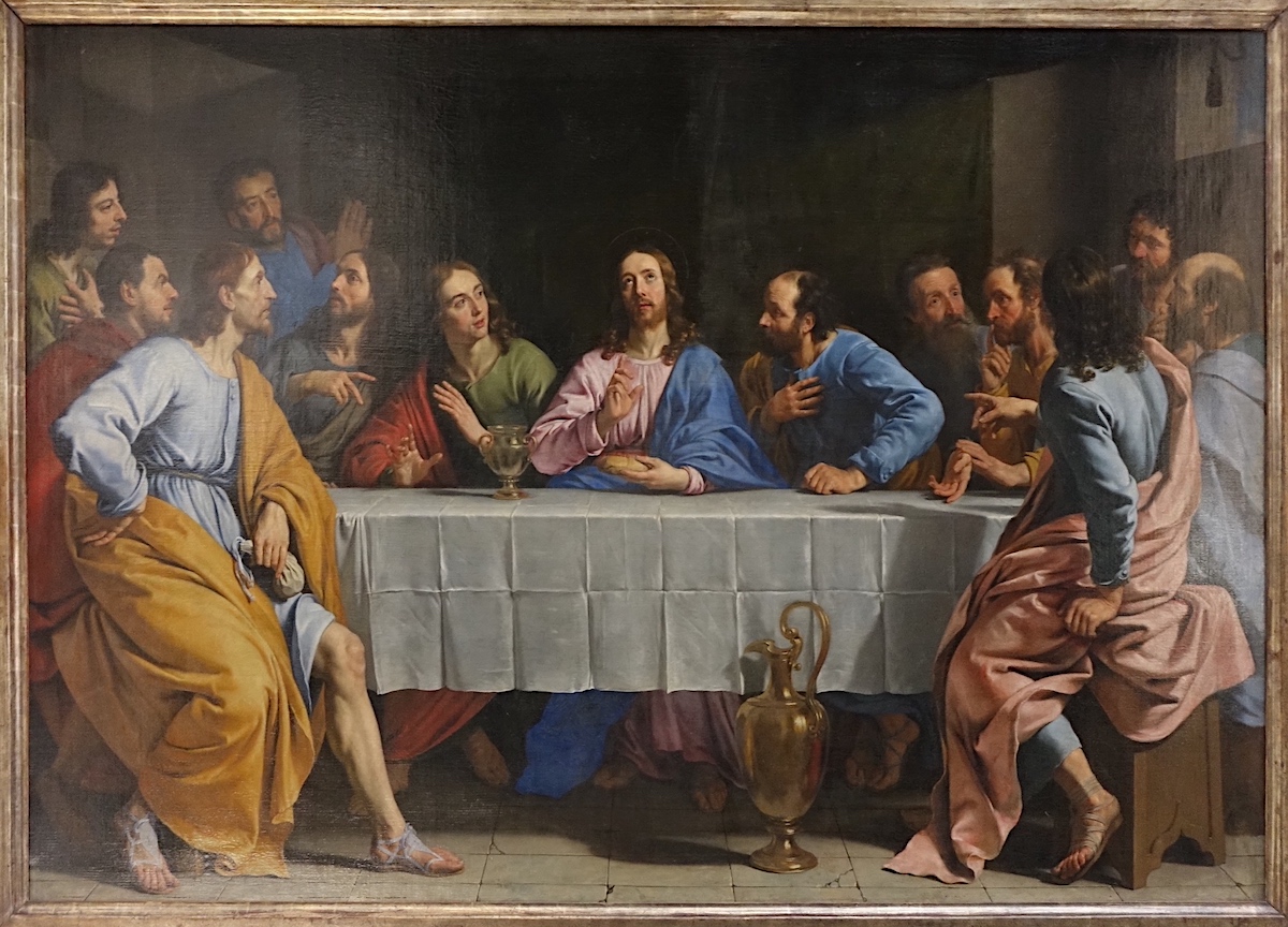 La Cène (Philippe de Champaigne Vers 1652)<br>Musée du Louvre