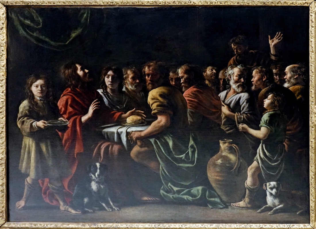 La Cène (Mathieu Le Nain Vers 1650)<br>Musée du Louvre