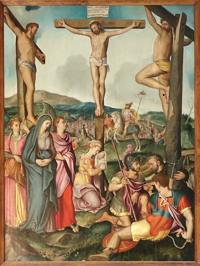 Jésus et les deux larrons - Cathédrale N.D. et St Arnoux - Gap 05