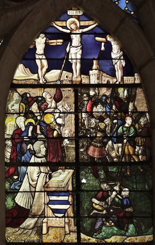 Jésus et les deux larrons - Collégiale Saint Martin - Champeaux 77