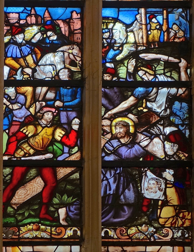 Portement de croix - Eglise Saint Eusèbe - Auxerre 89