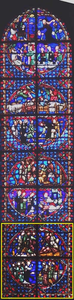 La vie du Christ (baie 4)<br>Cathédrale St Pierre St Paul - Troyes 10