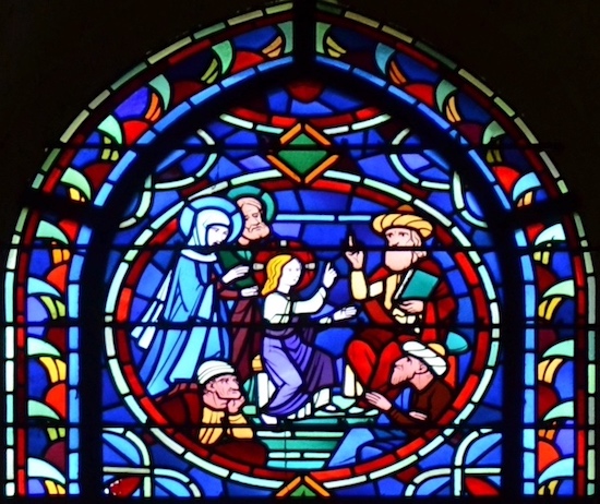 Jésus et les docteurs - Cathédrale N.D. - Laon 02