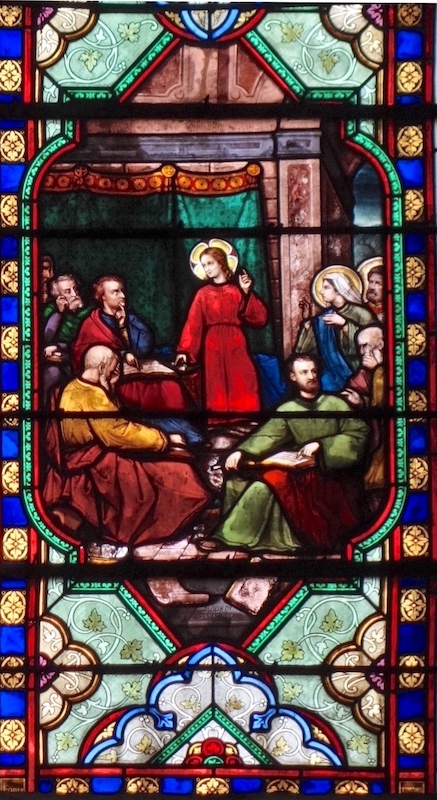 Jésus et les docteurs - Eglise St Martin - Nogent s/Vernisson 77