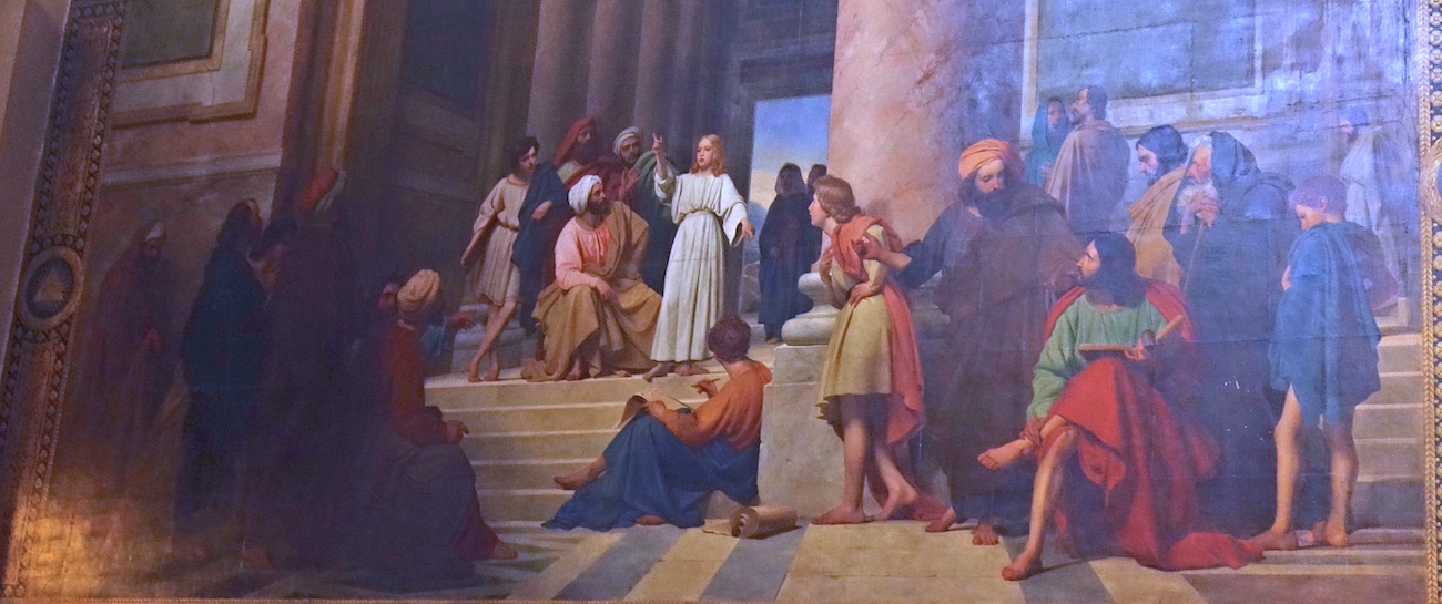 Jésus et les docteurs<br>Eglise N.D. de Lorette - Paris (9)