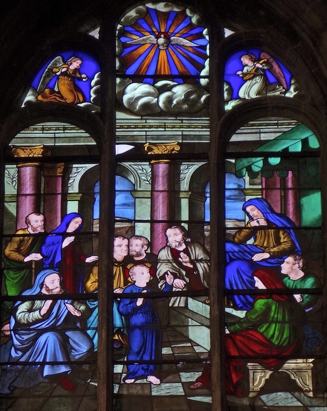 Jésus et les docteurs<br>Eglise St Jean-Baptiste - Nemours 77