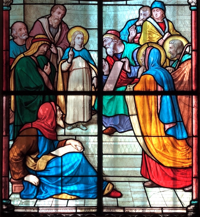 Jésus et les docteurs - Eglise St Martin - Sucy-en-Brie 94