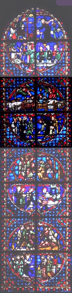 La vie du Christ (baie 4)<br>Cathédrale St Pierre St Paul - Troyes 10