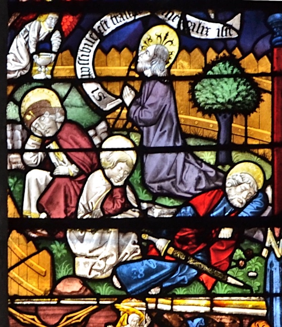 Jésus au mont des oliviers - Eglise Ste Madeleine - Troyes 10