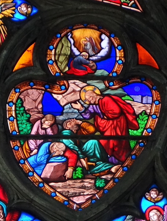 Jésus au mont des oliviers - Eglise Saint Just - Arbois 39