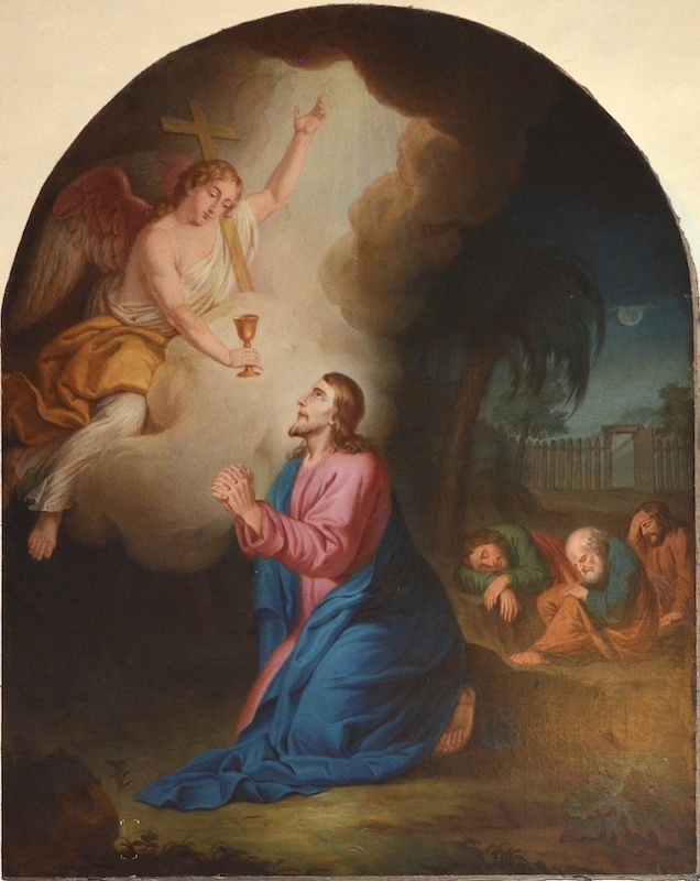 Jésus au mont des oliviers - Eglise N.D. de la croix - Paris (20)