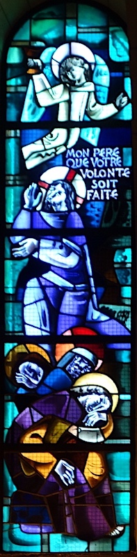 Jésus au mont des oliviers - Eglise N.D. des Otages - Paris (20)