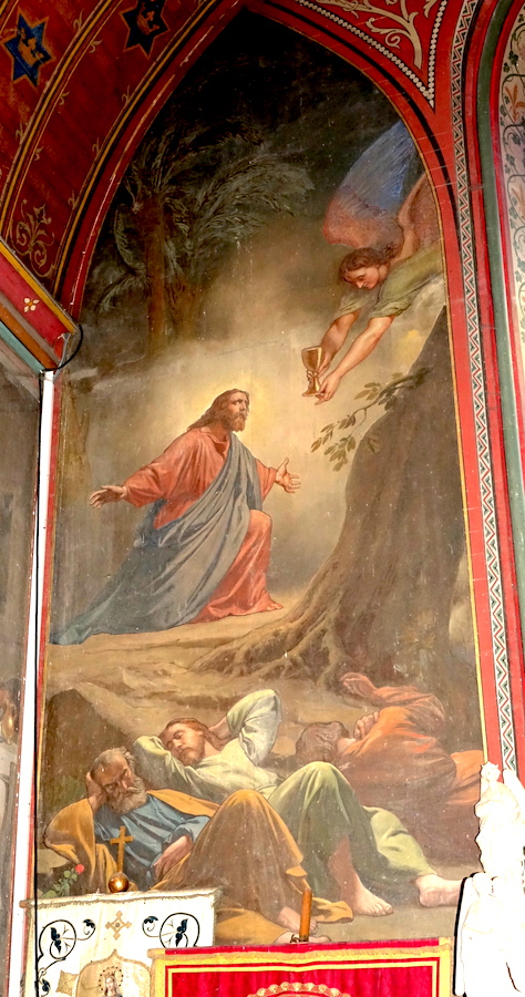 Jésus au mont des oliviers - Eglise St Julien - Chevry-en-Sereine 77