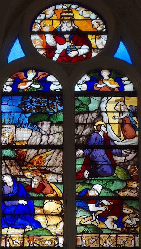 Jésus au mont des oliviers - Eglise St Eusèbe - Auxerre 89