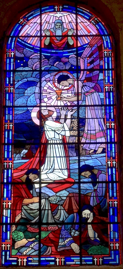 Jésus au mont des oliviers - Eglise N.D. du Rosaire - Saint Ouen 93