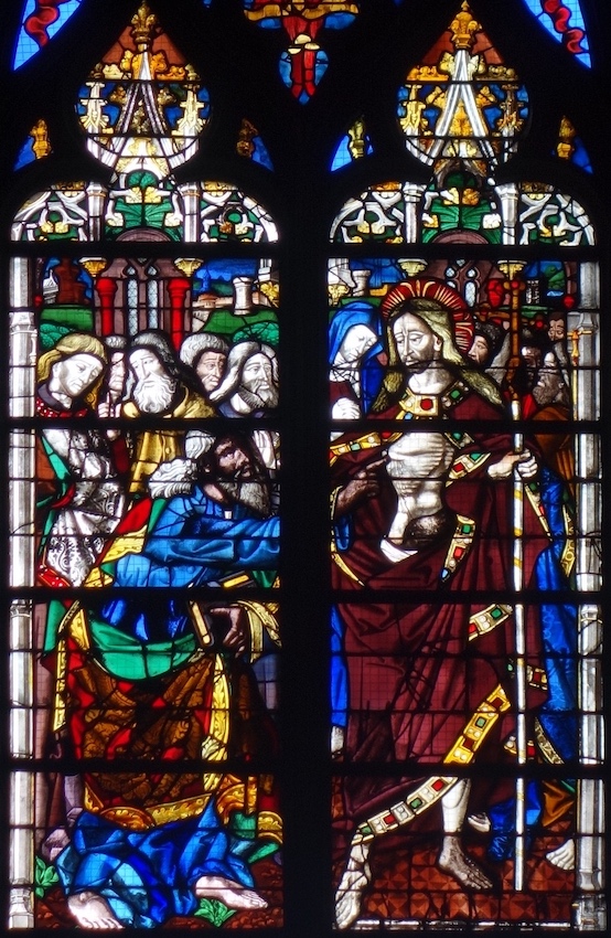 L'incrédulité de Thomas - Cathédrale Notre-Dame - Rouen 76