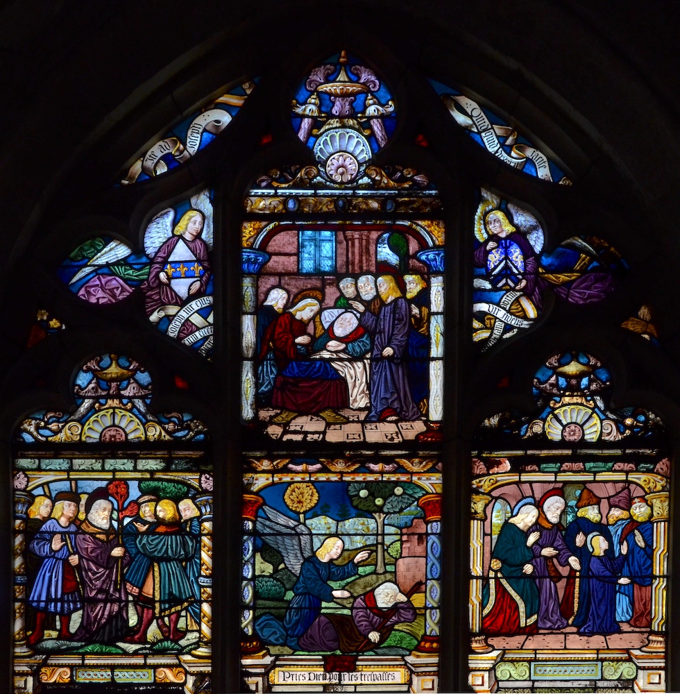 Vitrail de Joseph - Eglise Sainte Madeleine - Troyes 10