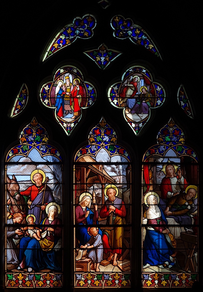 Vitrail de Joseph - Eglise Sainte Madeleine - Troyes 10