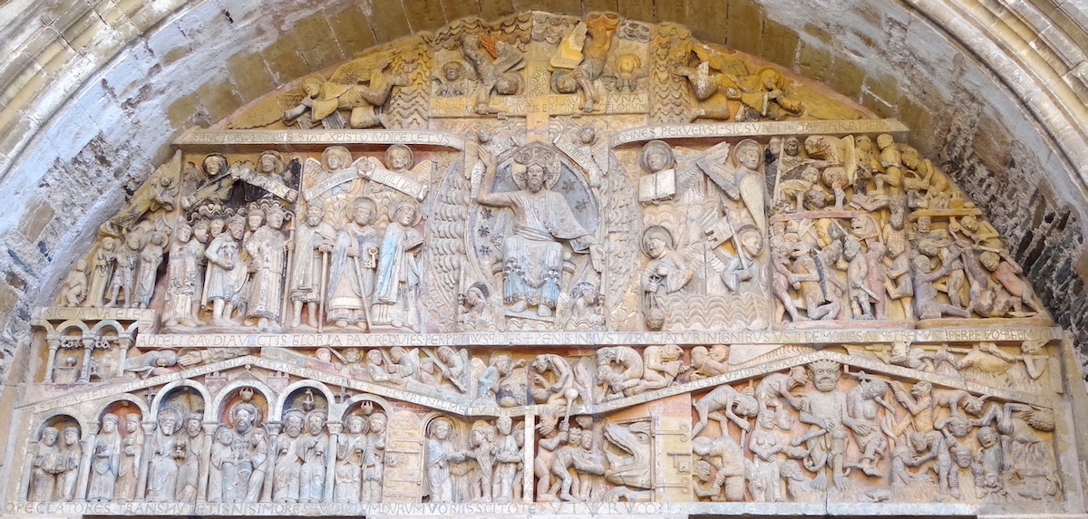 Le tympan du jugement dernier - Abbatiale Sainte Foy -  Conques 12