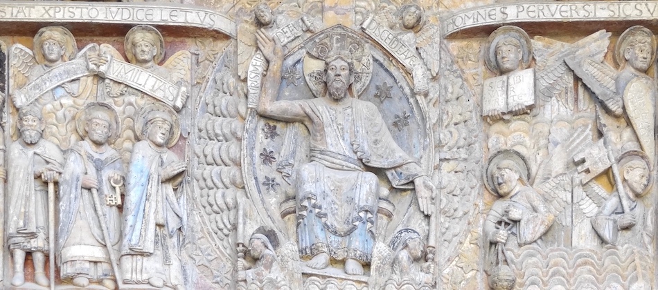 Le tympan du jugement dernier - Abbatiale Sainte Foy -  Conques 12