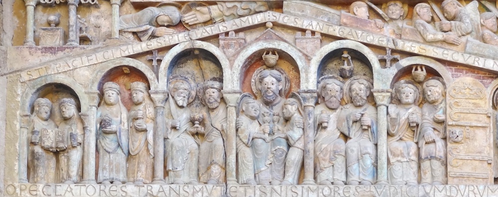 Le tympan du jugement dernier - Abbatiale Sainte Foy -  Conques 12