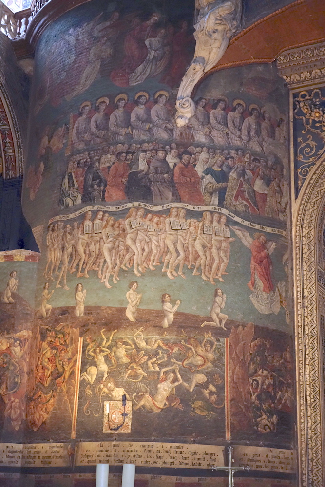 Le jugement dernier (volet gauche) - Cathédrale Sainte Cécile - Albi 81