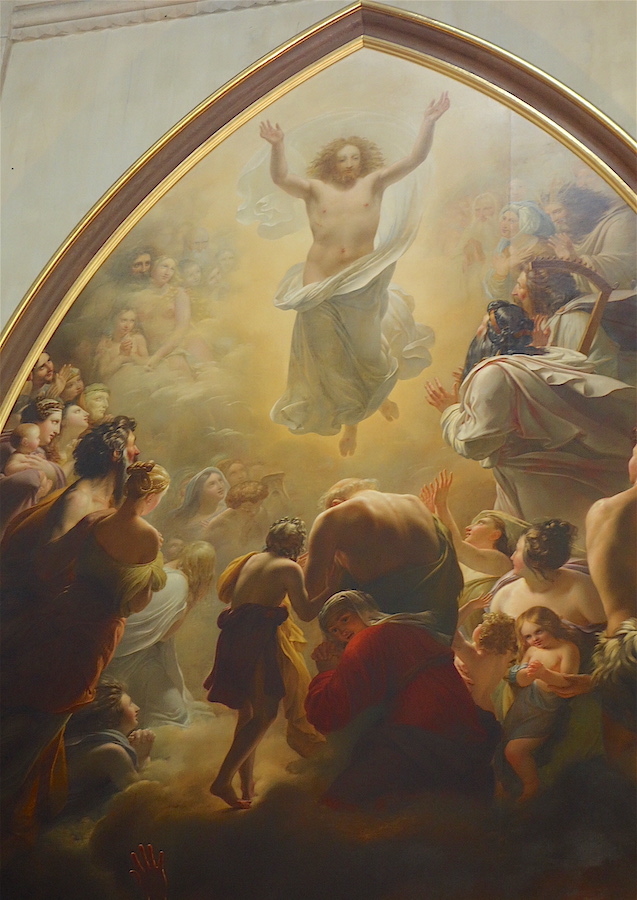 «Jésus descendant aux limbes» de Pierre-François Delorme (1783-1859)<br>Eglise N.D. de la croix - Paris (20)