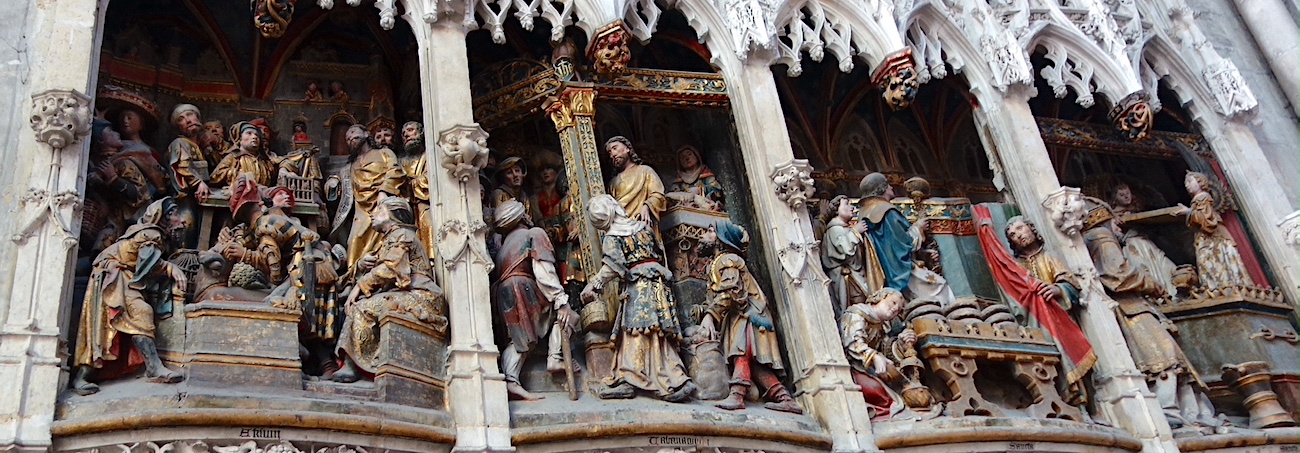 Jésus chasse les marchands du temple - Cathédrale Notre-Dame - Amiens 80