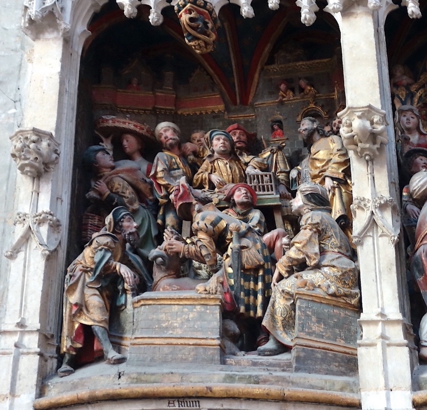 Jésus chasse les marchands du temple - Cathédrale Notre-Dame - Amiens 80