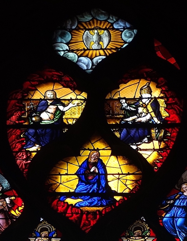 Couronnement de la Vierge<br>Eglise St Gervais St Protais - Paris (4)