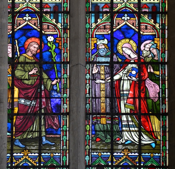 Mariage de la Vierge.<br>Eglise N.D. de l'Assomptio - Villeneuve s/Yonne 89