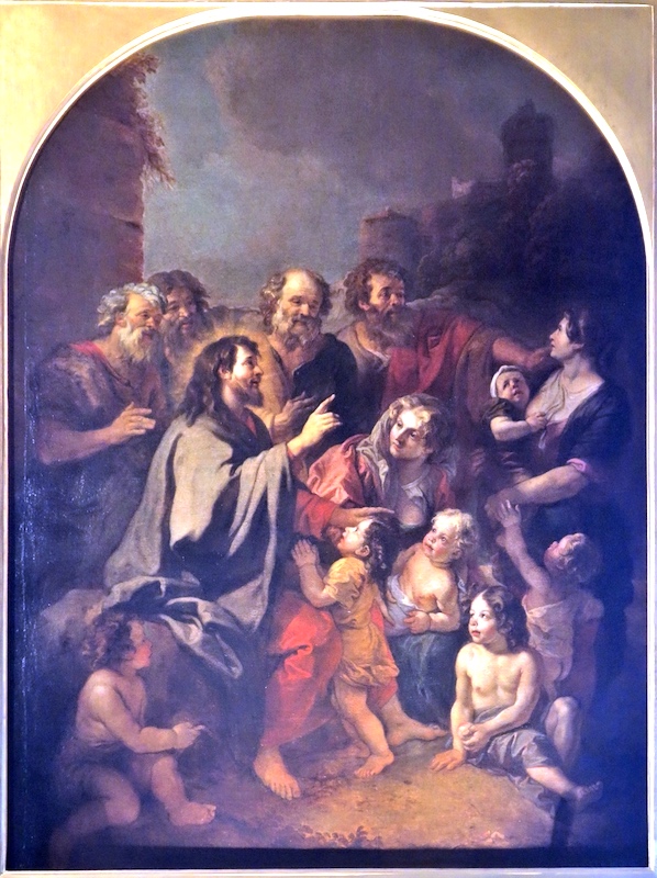 Jésus et les petits enfants - Chapelle Hôpital St Louis - Paris (10)