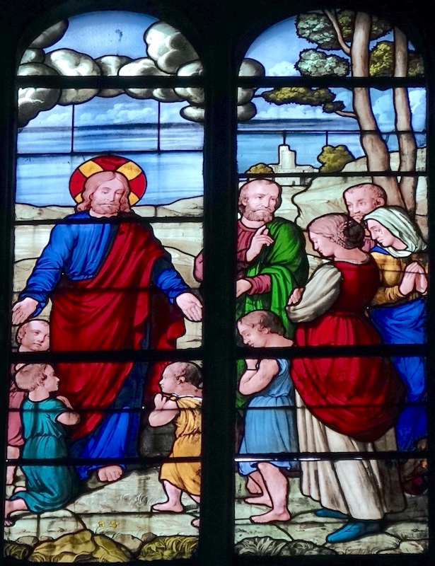 Jésus et les petits enfants - Eglise St Jean-Baptiste - Nemours 77