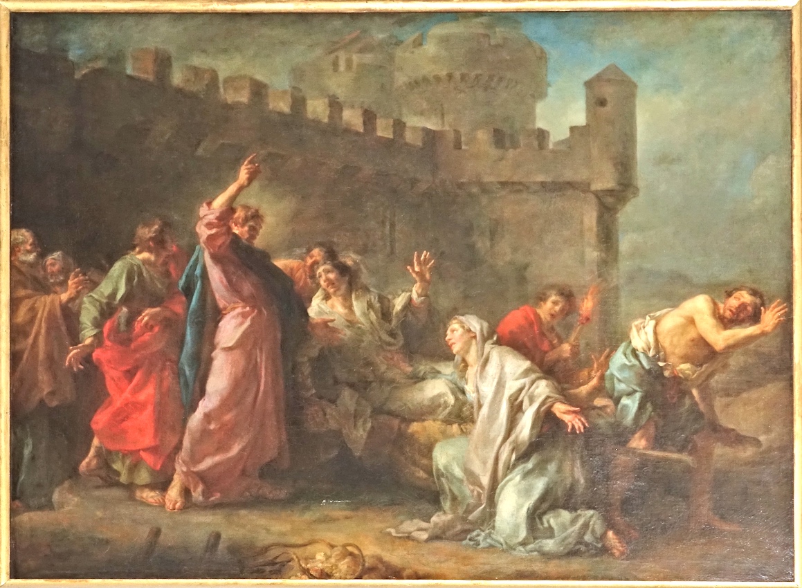 La résurrection du fils de la veuve de Naïm<br>Eglise Saint Germain - Andrésy 78
