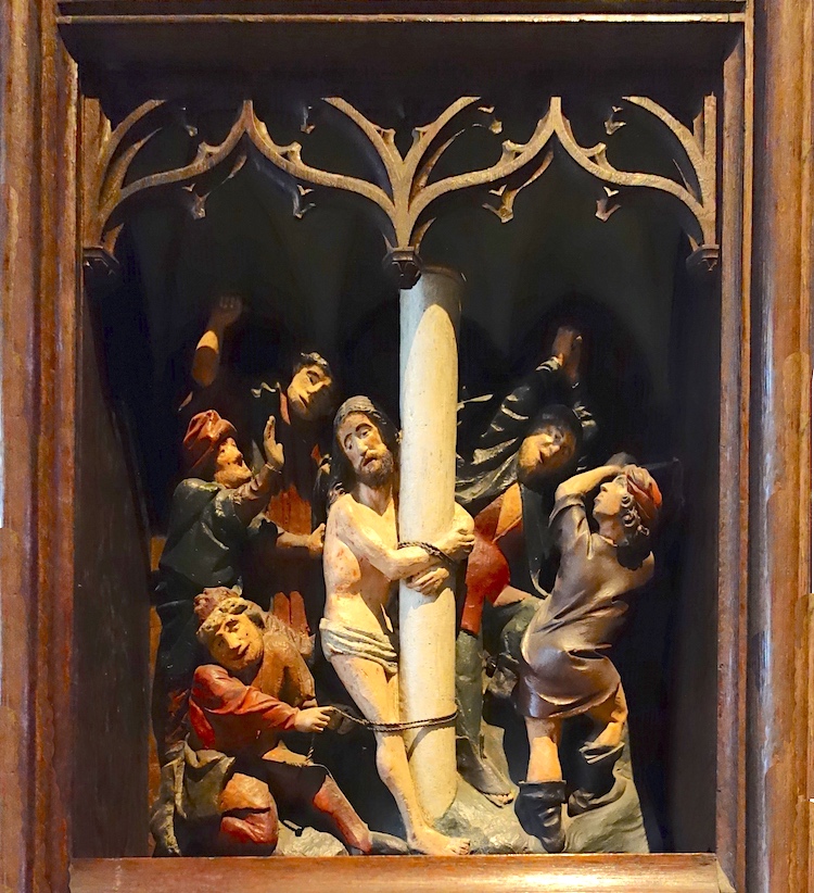 La flagellation.<br>Collégiale Saint Hyppolite - Poligny 39