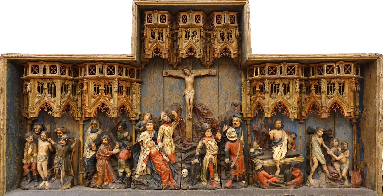 Retable de la passion dit de la prison.<br>Musée de Chalons-en-Champagne 51