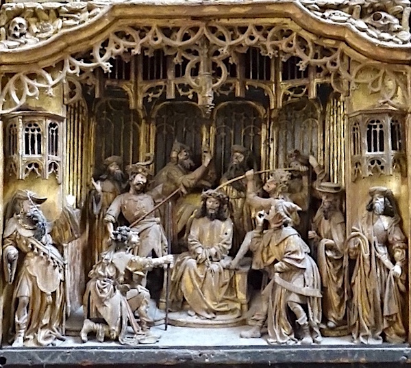Le Christ aux outrages.<br>Eglise Sainte Marie-Madeleine - Fromentières 51