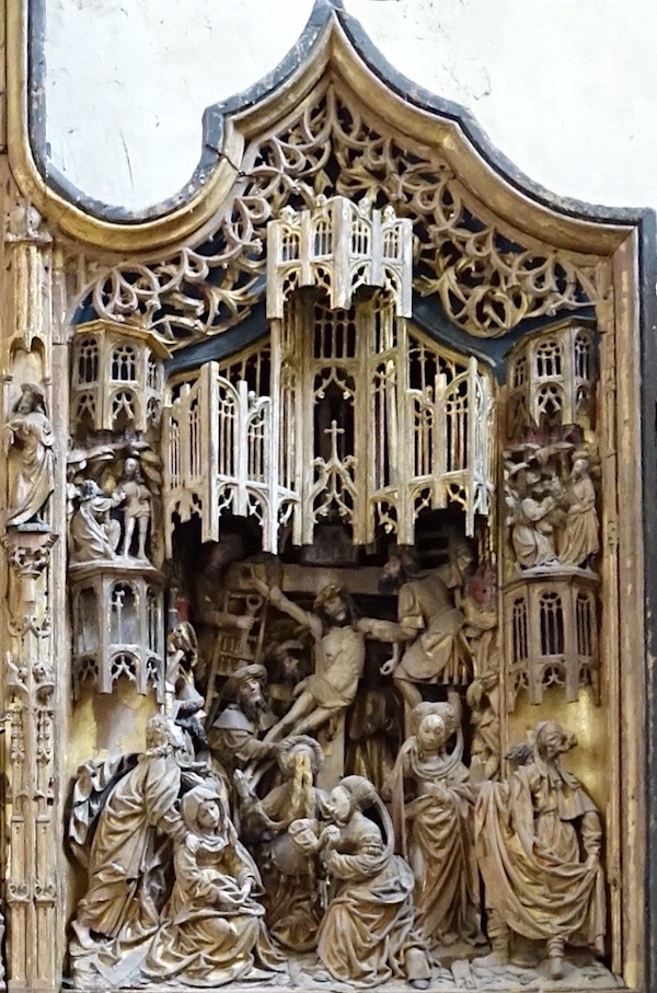 La descente de croix.<br>Eglise Sainte Marie-Madeleine - Fromentières 51