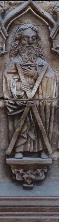 Saint André (croix de St André) - Abbaye Saint Germain - Auxerre 89